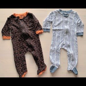 2 x Burt’s Bees Baby Sleepers